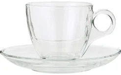 IB Laursen Tasse mit Untertasse Glas