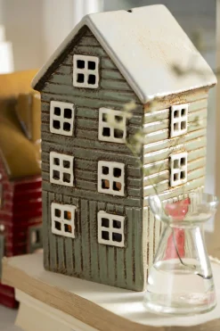 IB Laursen Teelichthaus Thorshavn grün