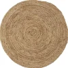 IB Laursen Teppich rund natur Jute