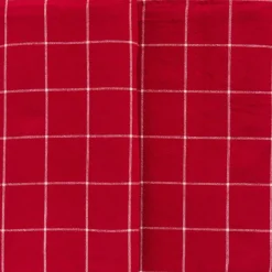 IB Laursen Tischdecke Silja länglich rot Karos