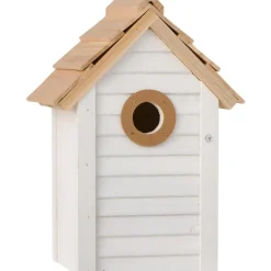 IB Laursen Vogelhaus aus Holz mit Reinigungsklappe