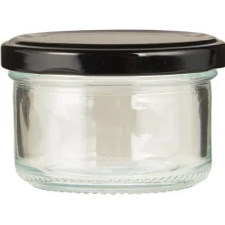 IB Laursen Vorratsglas mit schwarzem Schraubdeckel