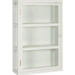 IB Laursen Wandschrank Gilleleje mit 3 Ablagen und 3 Glasseiten