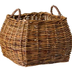 IB Laursen Weiden-Korb viereckig mit Henkeln