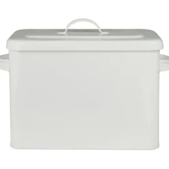 IB Laursen Weiße Metall Box mit Deckel