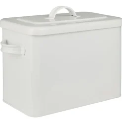 IB Laursen Weiße Metall Box mit Deckel