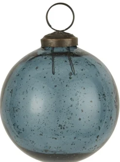 IB Laursen Weihnachtskugel Glas pebbled