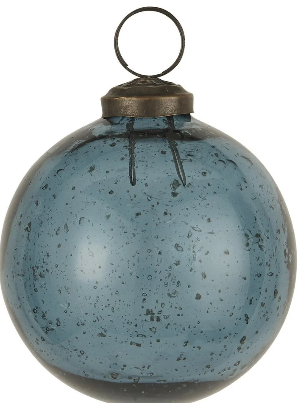 IB Laursen Weihnachtskugel Glas pebbled