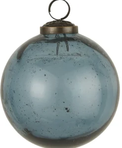 IB Laursen Weihnachtskugel Glas pebbled