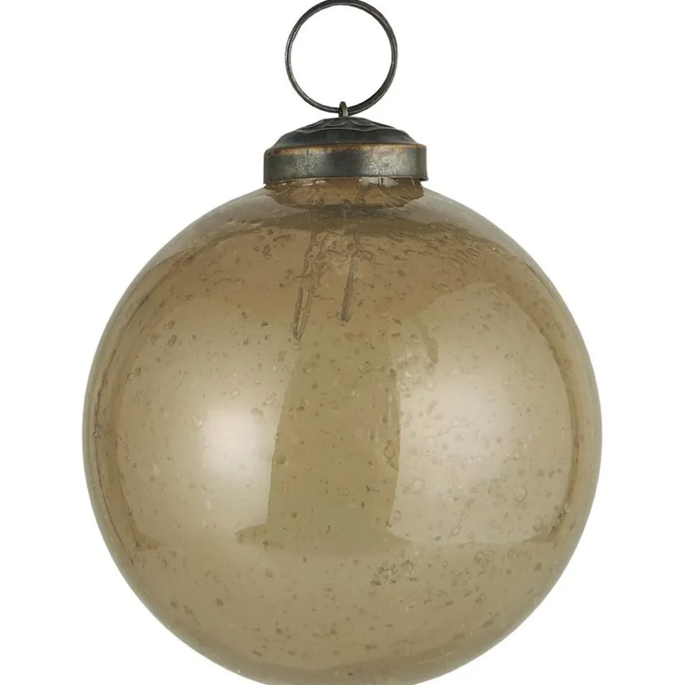 IB Laursen Weihnachtskugel Glas pebbled