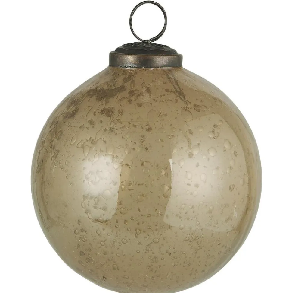 IB Laursen Weihnachtskugel Glas pebbled