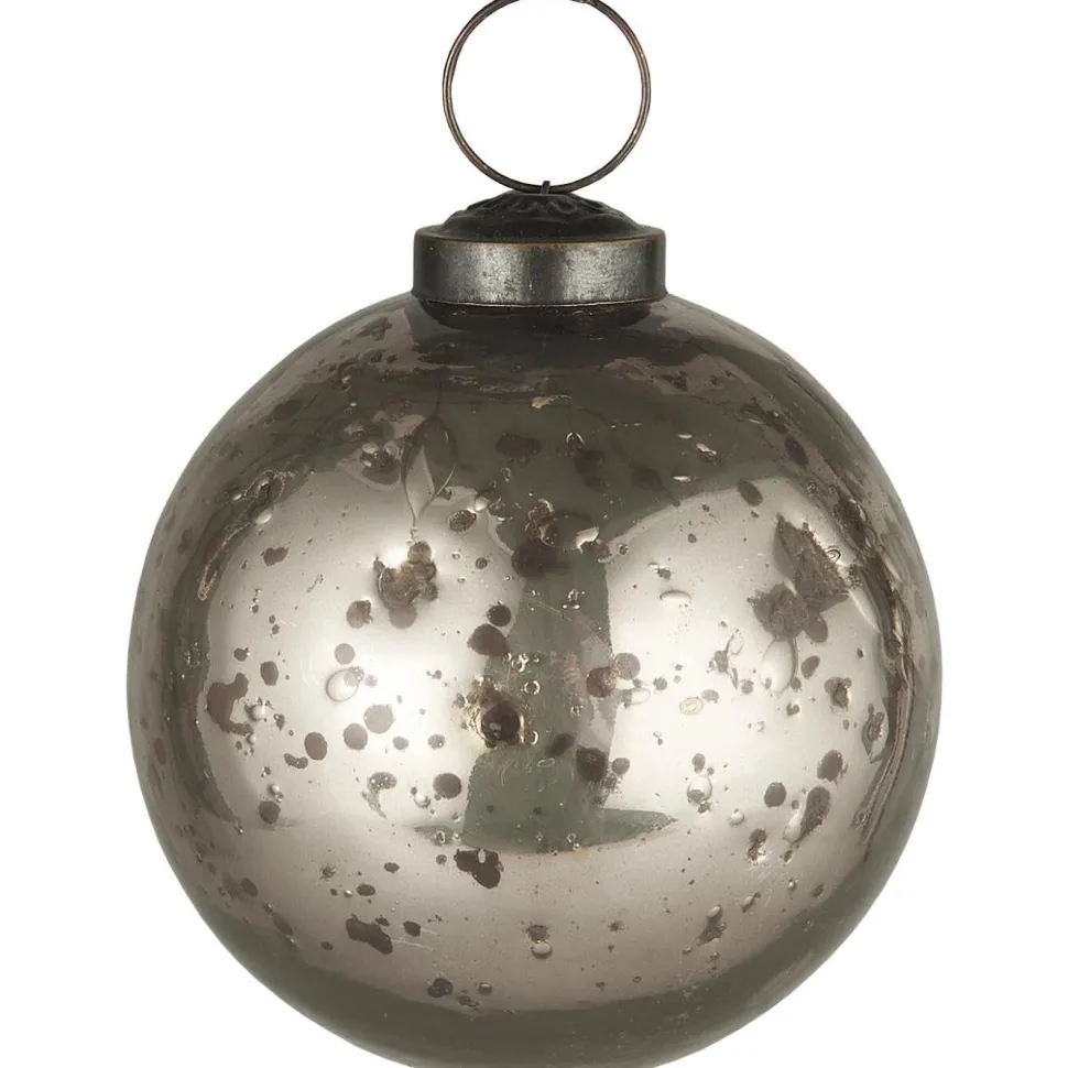 IB Laursen Weihnachtskugel Glas pebbled