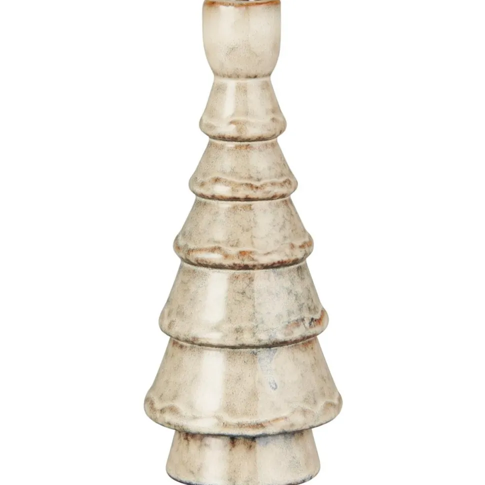 IB Laursen Winterlicher Kerzenhalter gerillt