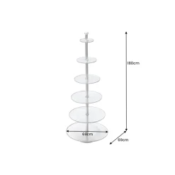 Invicta Etagere Abstract XL mit 6 Tabletts