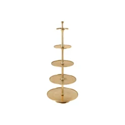 Invicta Etagere Abstract 150cm gold, 5 Ebenen