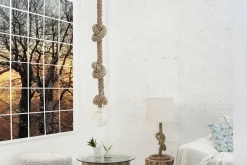 Invicta Hängeleuchte Seven Seas mit echtem Tau