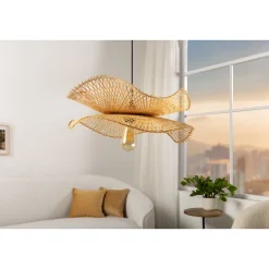 Invicta Pendelleuchte Organic Living 3 Bambus