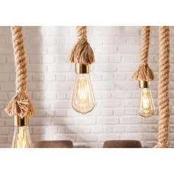 Invicta Pendelleuchte Seven Seas, recyceltes Akazienholz