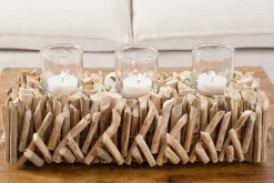 Invicta Windlicht Fossil Treibholz