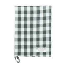 Krasilnikoff Geschirrhandtuch groß kariert aus Baumwolle