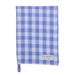 Krasilnikoff Geschirrhandtuch groß kariert aus Baumwolle