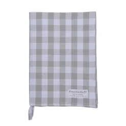 Krasilnikoff Geschirrhandtuch groß kariert aus Baumwolle
