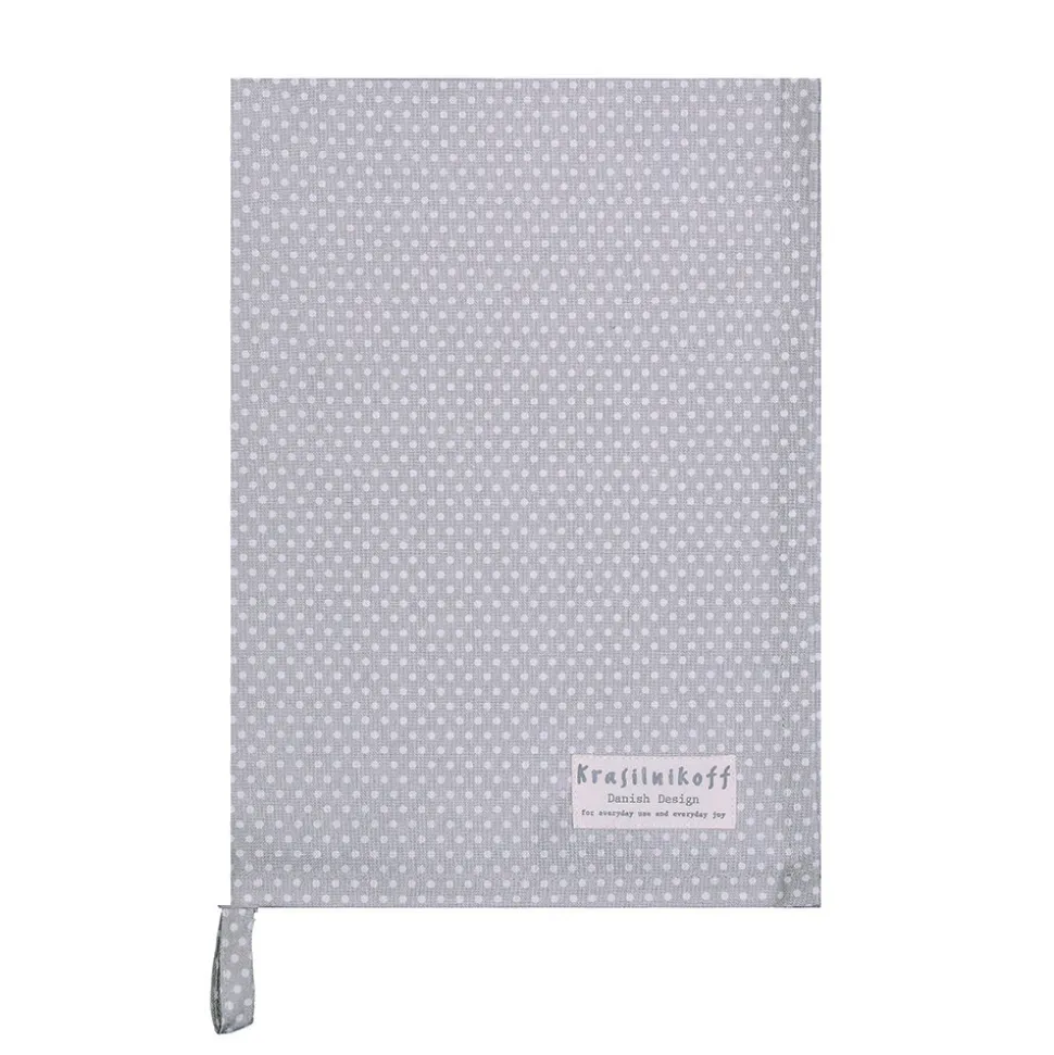 Krasilnikoff Geschirrhandtuch Micro Dots