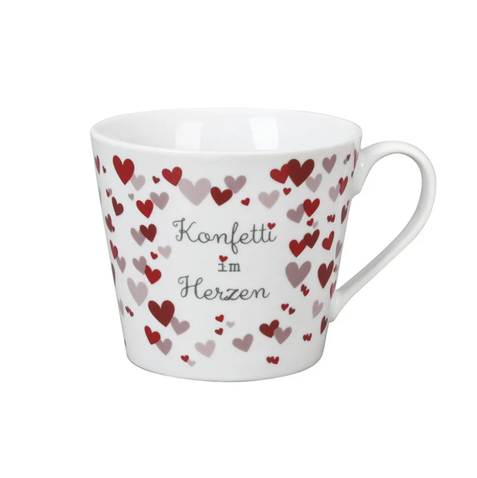 Krasilnikoff Happy Cup Konfetti im Herzen