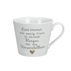 Krasilnikoff Happy Cup, Lass immer ein wenig Platz in deinem Herzen