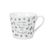 Krasilnikoff Happy Cup Tasse Das Leben ist viel besser mit Konfetti
