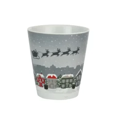 Krasilnikoff Happy Mug Becher Santa in the Sky
