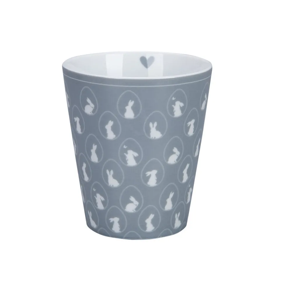 Krasilnikoff Happy Mug Bunnies grau