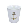 Krasilnikoff Happy Mug Gold Anchor