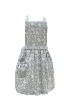 Krasilnikoff Küchenschürze mit Schneeflocken