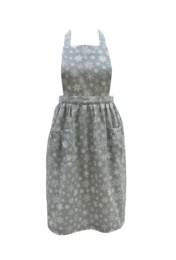 Krasilnikoff Küchenschürze mit Schneeflocken