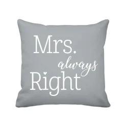 Krasilnikoff Kissenbezug Mrs. Always Right