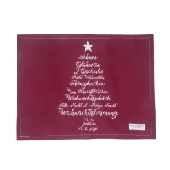 Krasilnikoff Platzmatte, Tischset Christmas Words
