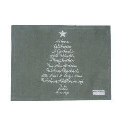 Krasilnikoff Platzmatte, Tischset Christmas Words