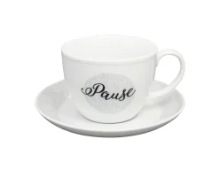 Krasilnikoff Tasse mit Untertasse Stardust Pause