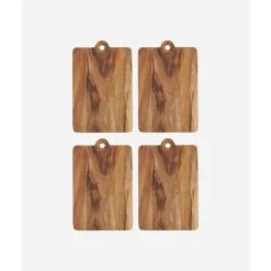 Nicolas Vahe Schneidebrett Butter 4er Set aus Akazienholz