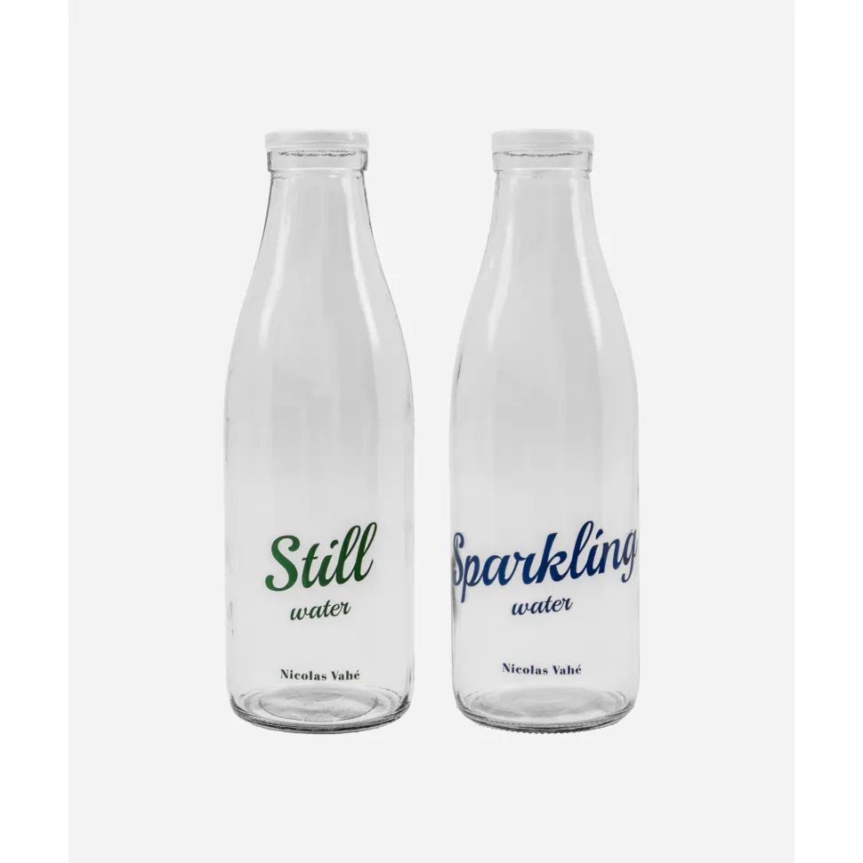 Nicolas Vahe Wasserflaschen mit Deckel, 2er Set