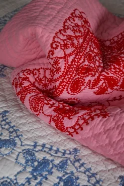 RICE Bauwolle Tagesdecke Baumwolldecke