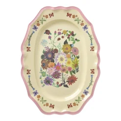 RICE Große Vintage Servierplatte Nathalie Lété