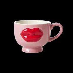 RICE Keramik Becher Lips