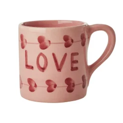 RICE Keramik Becher LOVE