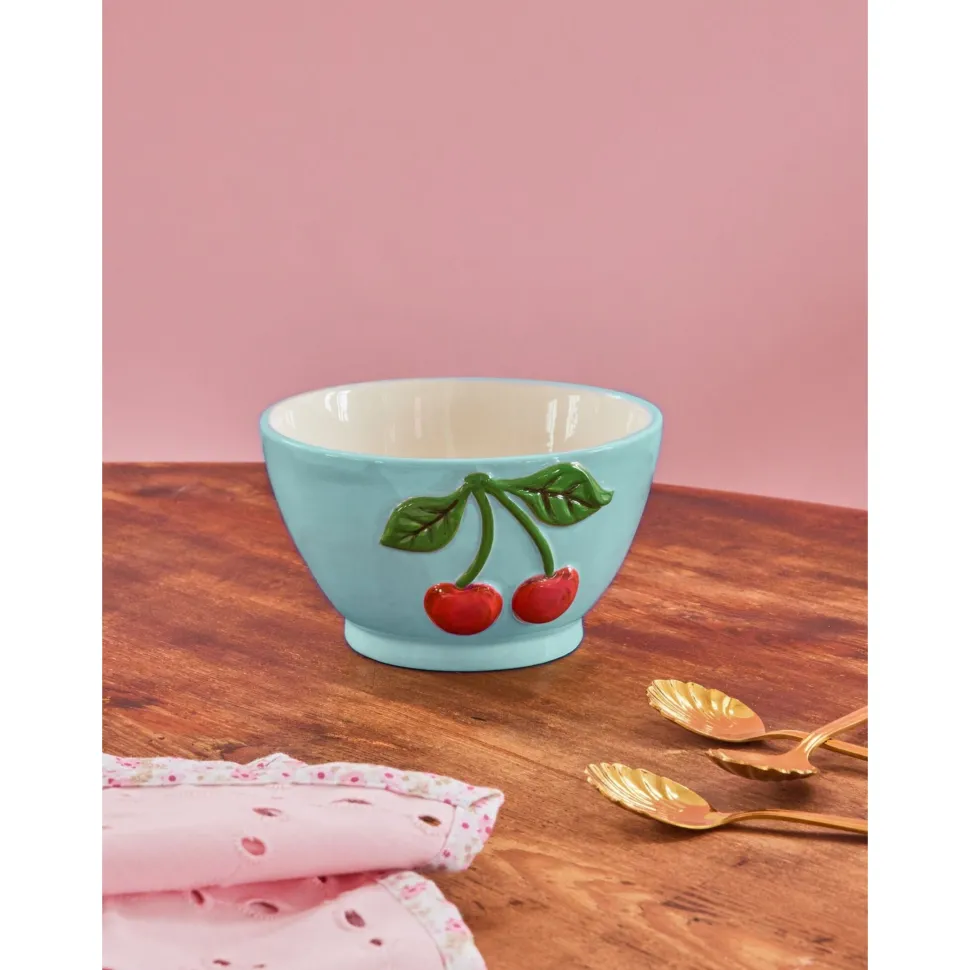 RICE Keramik Schüssel mit Kirschen