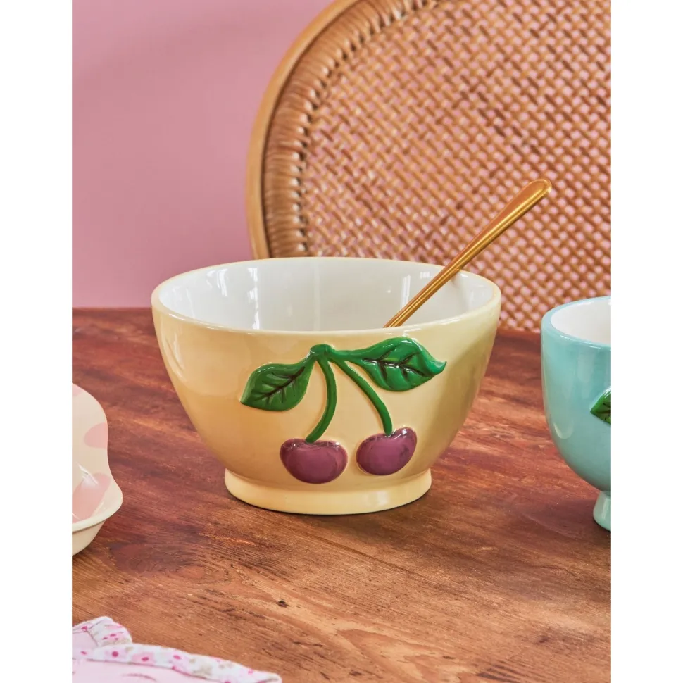 RICE Keramik Schüssel mit Kirschen