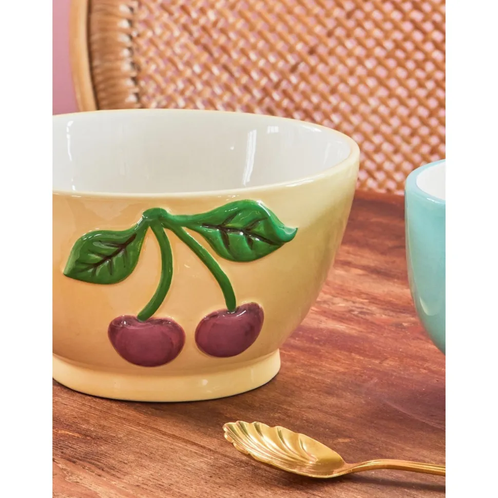 RICE Keramik Schüssel mit Kirschen