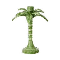 RICE Kerzenhalter Palme aus Aluminium