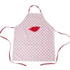 RICE Kinder Schürze Kiss Print aus Baumwolle